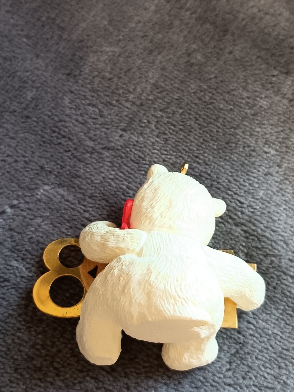 90s Kids Christmas Tree Ornament Hallmark Polar Bear Holiday Keepsake 1998 VTG - Picture 3 of 8